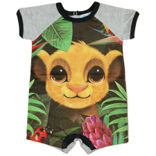  Rövid ujjú baba napozó Oroszlánkirály mintával kombidressz, body