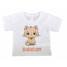  Rövid ujjú Balatonos cicás póló gyerek póló