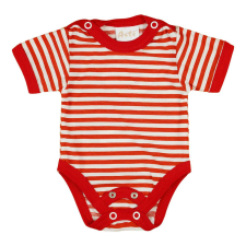 Rövid ujjú dupla patentos baba body kombidressz, body