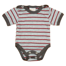 Rövid ujjú dupla patentos baba body kombidressz, body
