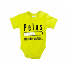 Rövid ujjú feliratos baba body kombidressz, body