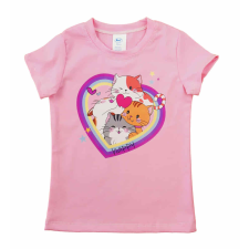  Rövid ujjú póló, Cica mintával gyerek póló