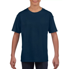  Rövid ujjú Softstyle gyerekpóló, Gildan GIB64000, Navy-S gyerek póló
