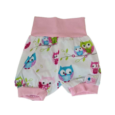  Rövidnadrág, bagoly, rózsaszín babanadrág