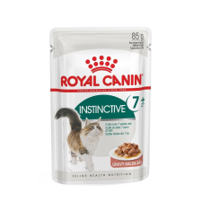 Royal Canin Instictive 7+ 12x85g - idősödő macska szószos nedves táp macskaeledel
