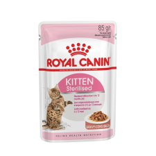 Royal Canin Kitten Sterilised 12x85g - ivartalanított kölyök macska szószos nedves táp macskaeledel