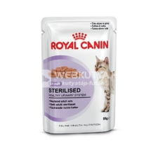 Royal Canin Royal Canin Sterilised Gravy - ivartalanított felnőtt macska szószos nedves táp 12 x 85 g macskaeledel