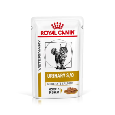 Royal Canin Veterinary Feline Urinary S/O Moderate Calorie alutasak 85g macskaeledel