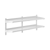 ROYAL CATERING Fali polc - 2 polc - 40 x 150 cm