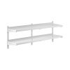 ROYAL CATERING Fali polc - 2 polc - 40 x 160 cm