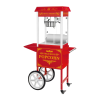 ROYAL CATERING Popcorn gép kocsival - retro design - piros