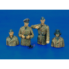  Royal Model Waffen SS Tiger I crew - 3/2 fig-WWII 1:35 (RM232)