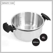  Royalty Line  24 cm-es rozsdamentes acél kukta RL-24PS4L edény