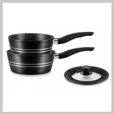 Royalty Line 3 részes serpenyőszett fekete - RL-FS2M-BLK edény