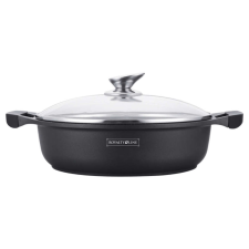 Royalty Line Tapadásmentes (márvány) bevonatos lábas alacsony 30cm RL. Black edény