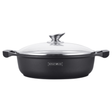 Royalty Line Tapadásmentes (márvány) bevonatos lábas alacsony 32cm RL Black edény