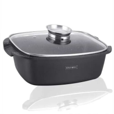 Royalty Line ® Tapadásmentes, Márvány Bevonatú Serpenyő Üvegfedővel 32 cm edény