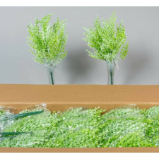 Rozmaring 7 ágú mű zöld bokor selyemvirág díszítő csokor 35 cm dekoráció