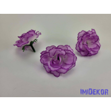  Rózsa selyemvirág fej 5 cm - Világos Lila dekoráció