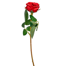  Rózsa szálas piros 26cm dekorációs kellék