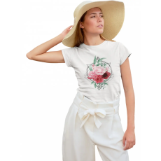  Rózsa szimbólum - Női Póló