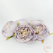  Rózsa virágfej - 7 cm - világos lila dekorációs kellék
