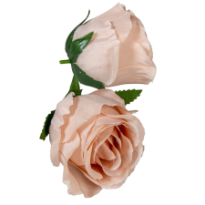  Rózsa virágfej D7cm 24db/csom capuccino 953 dekorációs kellék