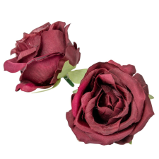  Rózsa virágfej D7cm 408 24db/csom dekorációs kellék