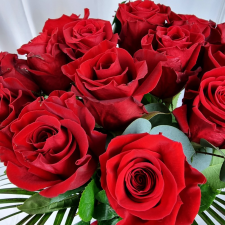  Rózsacsokor Vörös_Excluzív_003 virágküldés