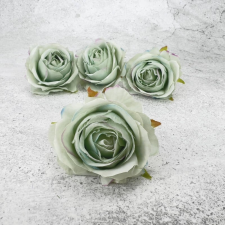 Rózsafej 4,5cm menta dekorációs kellék