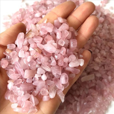 Rózsakvarc - Kristály konfetti – 50g konfetti