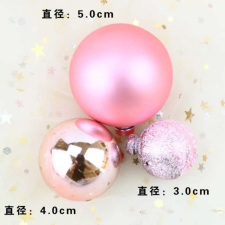  Rózsaszín gömb 3 db/csomag sütés és főzés