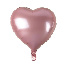  Rózsaszín Light Pink szív fólia lufi 37 cm party kellék