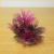  Rózsaszín-zöldes akváriumi palás műnövény (13 cm)