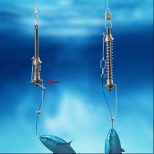  Rozsdamentes acél automata horgászkioldó csali