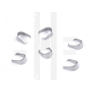  Rozsdamentes acél ékszer kapocs - 6 db/csomag