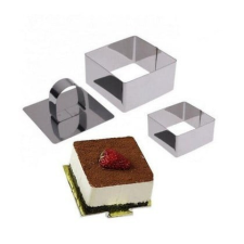 Rozsdamentes acél sütemény (Mousse) forma sütés és főzés