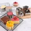 Rozsdamentes acél sütemény (Mousse) forma Négyzet