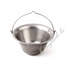  Rozsdamentes bogrács (1.2mm) 15 liter kerti sütés és főzés