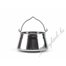 Rozsdamentes halfőző (1.25mm) 6 liter kerti sütés és főzés