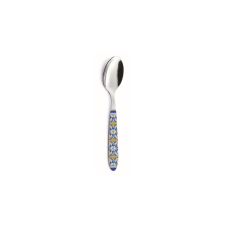  Rozsdamentes kanál műanyag dekorborítású nyéllel, 21cm, Maiolica Blue tányér és evőeszköz