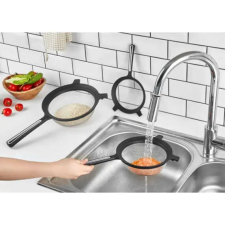  Rozsdamentes, műanyag szűrő 17 cm konyhai eszköz