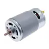  RS-555 EGYENÁRAMÚ FOGASKERÉK NÉLKÜL RS555 MINI MOTOR, DC 12V / 10000 FORDULAT