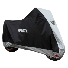 RSA Motorkerékpár takaró ponyva RSA ezüst-fekete motorponyva