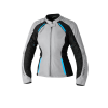 RST Ava CE női textil dzseki - ezüst/fekete/kék, XL méret