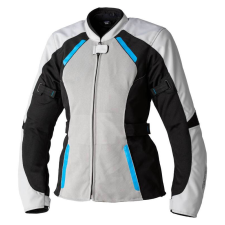 RST Ava női hálós CE textil dzseki - ezüst/fekete/kék, S méret motoros kabát