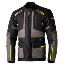 RST Kabát motorkerékpárhoz RST Endurance CE fekete-szürke-fluo sárga motoros kabát