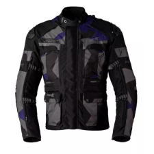 RST Motoros kabát RST Pro Series Adventure-X CE fekete-szürke-kék motoros kabát