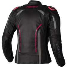 RST Női S1 CE Bőrdzseki - Fekete/Neon Rózsaszín Méret XS motoros kabát