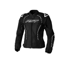 RST Női S1 Mesh CE Textil Dzseki - Fekete/Fehér Méret XS motoros kabát